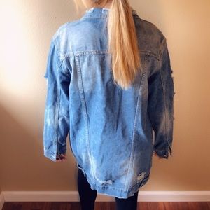 Oversized denim jacket